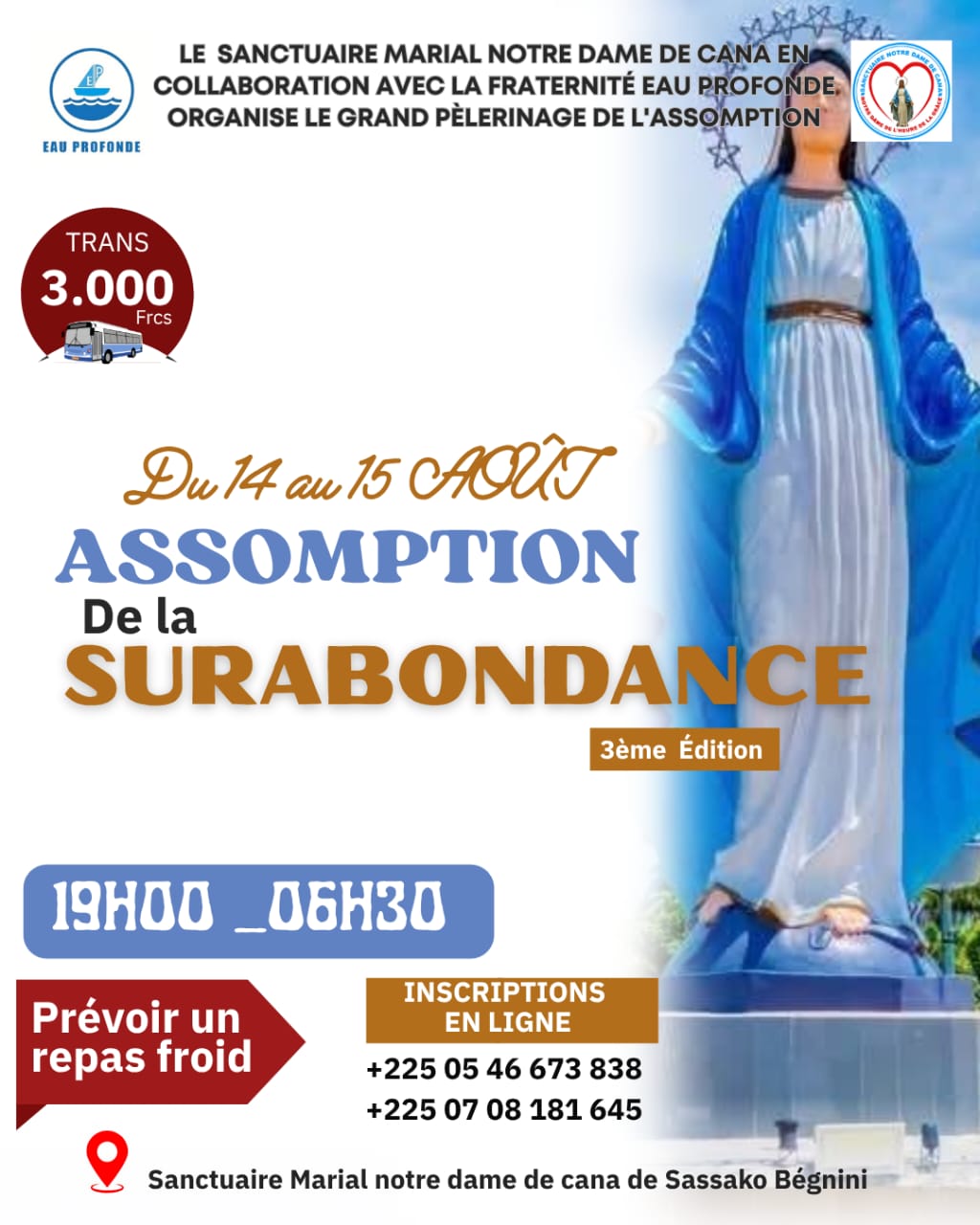 Affiche ASSOMPTION DE LA SURABONDANCE